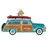 Old World Christmas Blown Glass Ornament for Christmas Tree, The Beach Boys Surfin' Woody - 2 of 4