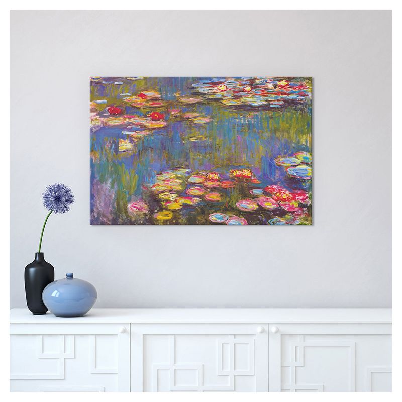 Water Lilies 1916 by Claude Monet Unframed Wall Canvas - iCanvas, 3 of 5