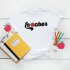 Simply Sage Market Women's Teacher Bold Apple Short Sleeve Graphic Tee - 3 of 4