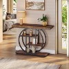 Hommoo 41.3" Industrial 4-Tier Console Table - 4 of 4
