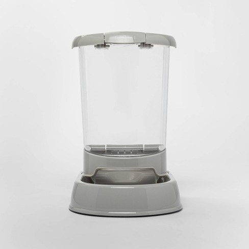 Gravity feed cat feeder sale