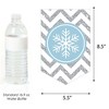 Big Dot of Happiness Winter Wonderland - Snowflake Holiday Party and Winter Wedding Bunting Banner - Snowflake Party Decorations - Winter Wonderland - 2 of 4