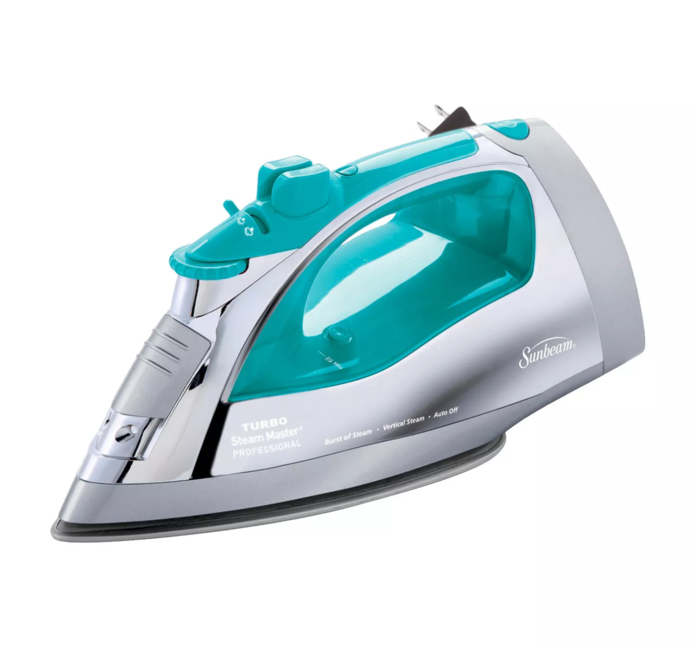Sunbeam Steamaster Iron With Retractible Cord - Teal - image 1 of 10