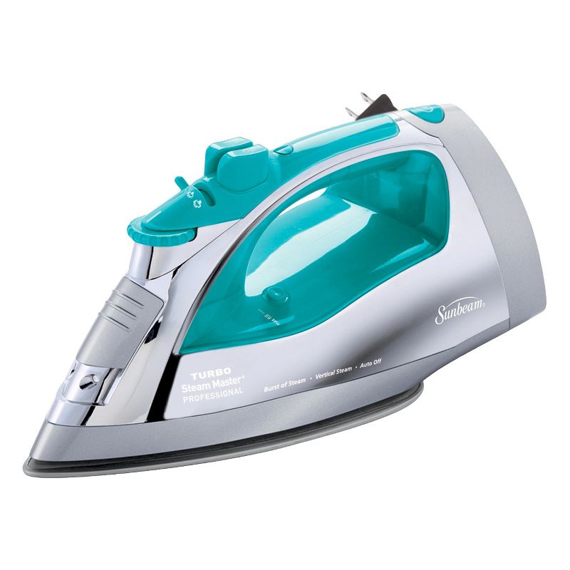 Sunbeam Steamaster Iron With Retractable Cord - Teal, 1 of 10