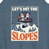Women's - Disney - Lets Hit The Slopes Graphic Racerback Tank - 2 of 4