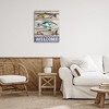 Stupell Industries Welcome with Rustic Fish Canvas Art - 3 of 4