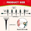 Joyfy C9 Christmas Pathway Lights, 30.75FT 24 Bulbs Outdoor Christmas Decorations Lights for Holiday Xmas Outside Yard Garden, Party, Walkway Decor - 4 of 4
