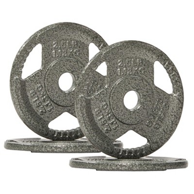 Sapphtopaz Standard Cast Iron Weight Plates for Barbell, 1-Inch Barbell Plates for Strength Training in Home & Gym, Multiple Weights