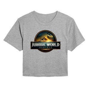 Women's - Jurassic World: Rebirth - Logo Cropped Graphic T-Shirt - 1 of 4