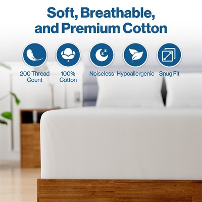 White Cotton Microfiber Baby Unisex Fitted Sheet Set
