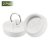 Unique Bargains Rubber Stainless Steel Beaded Chain with Pull Ring Drain Stoppers 2 Pcs - 3 of 4