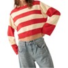 Women's Striped Knit Sweater - PROMESA - 2 of 3