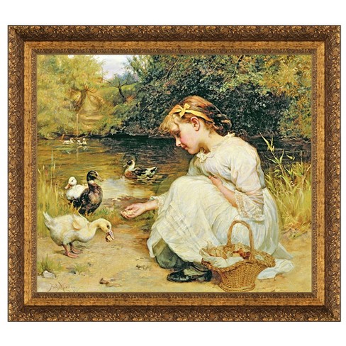 Design Toscano Making Friends, 1885: Canvas Replica Painting : Target