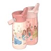 Zak Designs 2pk 18oz Princess Harmony Straw Water Bottle Pink - 4 of 4