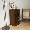 Modular Wine Cabinet Bar Cabinet with Storage Wine Compartment, 24 Wine Cabinet Buffet Cabinet with 2 Drawers, Storage Bar Cabinet for Home - 2 of 4