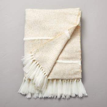 Heathered Stripe Woven Throw Blanket - Hearth & Hand™ with Magnolia