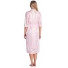 Casual Nights Women's Satin 2 Piece Robe and Nightgown Set - 3 of 4