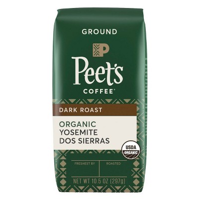  Peet's Yosemite Dos Sierras Ground Dark Roast Coffee - 10.5oz 