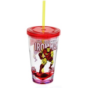 Just Funky Marvel Retro Iron Man 19oz Carnival Cup - 1 of 1