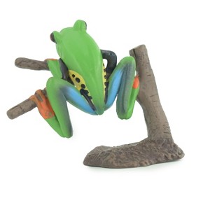 Red Eye Tree Frog, Hand Painted, Museum Quality, Rubber, Educational, Realistic, Model, Figure, , Replica, Gift,  3 inches.  CH1012 BB217 - 1 of 4