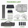 Canopy Tent 10x10 Easy Pop Up, Outdoor Shade Instant Canopy Tents, Comercial Instant Heavy DutyCanopy Pop Up Tent with 3 Sidewalls - 3 of 4