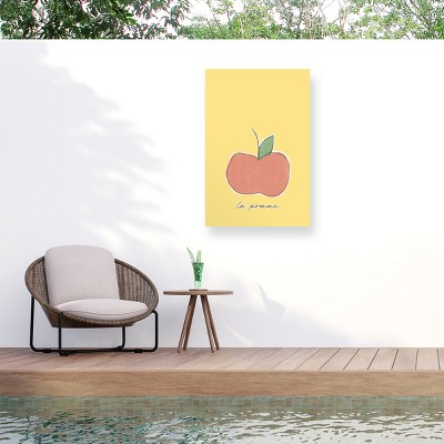Trademark Fine Art - uplusmestudio La Pomme Matted Framed Art