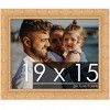 PosterPalooza | 19x15 Modern Bamboo Picture Frame, UV Acrylic, 5 Finishes - 2 of 4