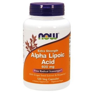 Alpha Lipoic Acid 600 mg by Now Foods  -  120 VegCap - 1 of 2