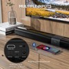 Itopfox Sound Bar for Smart TV with Subwoofer, 100W Soundbar with Optical ARC, AUX & Bluetooth 5.3, Detachable Surround Sound System for Home Theater - 2 of 4
