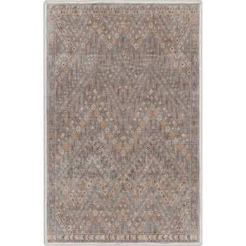 Well Woven Anya Flatweave Nomadic Kilim Oriental 2' x 3' Doormat Rug Grey