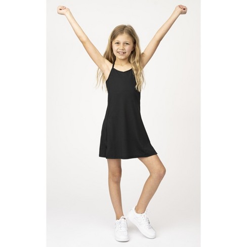 Target girls sale black dress