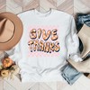 Simply Sage Market Women's Give Thanks Checkered Gildan Sweatshirt - 2 of 2