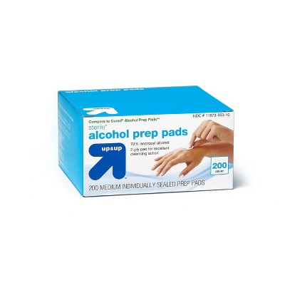 alcohol prep pads target