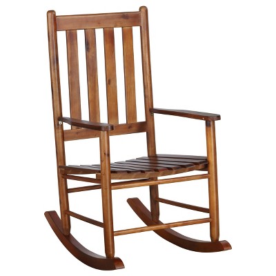 Annie Solid Wood Slat Back Wooden Rocking Accent Chair - Coaster