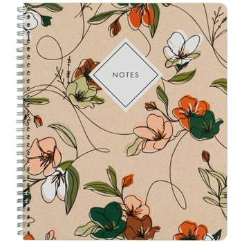 1 Subject Spiral Notebook Greenpath Medium Floral - Cambridge