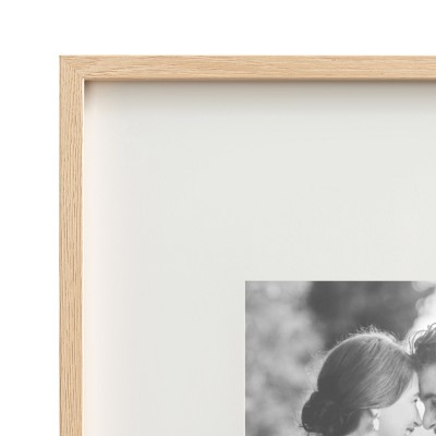 Natural Woodtone 16x20 Matted Wall Photo Frame Set