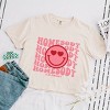 Simply Sage Market S.W.Smiley Homebody Stacked Smiley Face Boxy Crop Top - 2 of 4