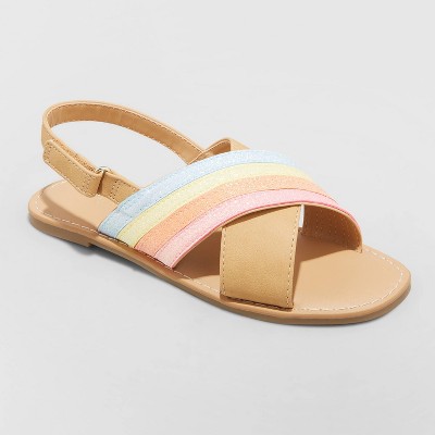 cat and jack rainbow sandals