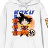 Dragon Ball Z Goku Chibi Character Art Adult White Graphic Hoodie - 2 of 4
