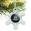 Murray State University Primary Logo Metal Snowflake Christmas Tree Holiday Ornament - 2 of 3