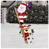 Holiday Living 5.5-FT Santa & Moose on Ladder Christmas Sculpture Lights - 2 of 3