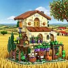 Hogokids 1826 PCS Vine Estate Autumn Cabin Building Block Kit Birthday Gift for Adults and Kids Aged 8+ - 2 of 4