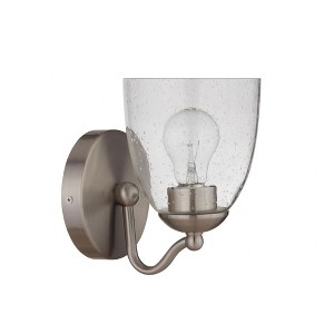 Craftmade Lighting Hillridge 1 - Light Wall Light in  Brushed Polished Nickel - 1 of 1