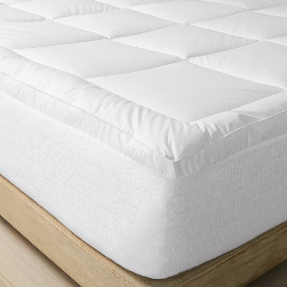 Queen Ultra Loft Down Alternative Mattress Pad - Casaluna&trade;: 280 Thread Count, Water Repellent, Box Quilted
