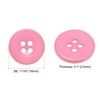 Unique Bargains Resin Craft DIY Round Flat 4-Hole Replacement Sewing Buttons 10 Pcs - 2 of 4