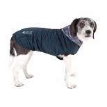 Pet Life Active Pull-Rover Premium 4-Way Stretch Two-Toned Sleeveless Hoodie Dog and Cat T-Shirt - Teal
