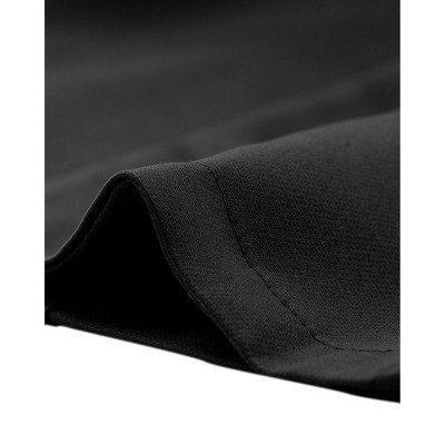 Allegra K Women's Elegant Slit Sleeve Belted Double Breasted Work