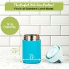 WeeSprout Insulated Stainless Steel Lunch Thermos, for Hot & Cold Foods, 12 oz Food Jar for Kids - 4 of 4