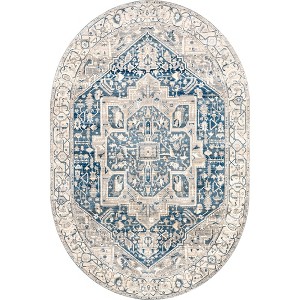 Nuloom Harriet Vintage Medallion Fringe Area Rug - 1 of 4