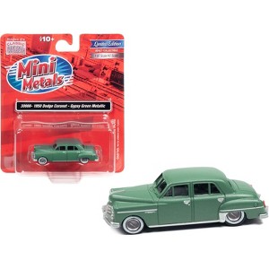1950 Dodge Coronet Gypsy Green Metallic 1/87 (HO) Scale Model Car by Classic Metal Works - 1 of 3